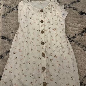 Billabong White Floral Dress